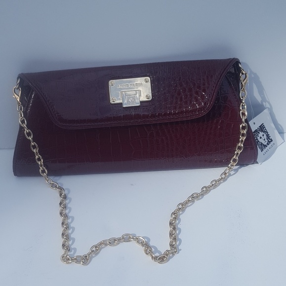 Retro Anne Klein NEW Handbag Shoulder Bag 22" x 6" - Picture 3 of 7